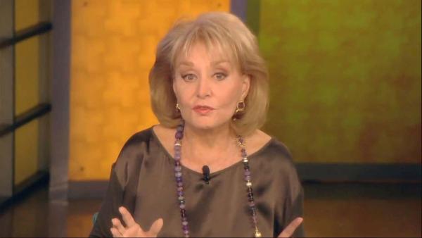 Barbara Walters appears in an undated photo from her ABC talk show, The View. - Provided courtesy of ABC Barbara Walters appears in an undated photo from her ABC talk show, The View. - Provided courtesy of ABC