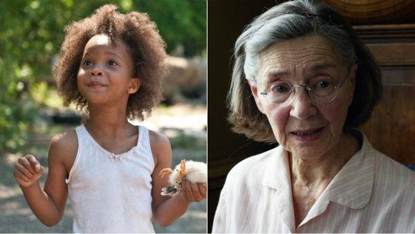 Quvenzhane Wallis appears in a scene from 'Beasts of the Southern Wild.'  / Emmanuelle Riva appears in a scene from 'Amour.'