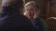 Emmanuelle Riva appears in a scene from the 2012 movie Amour.
