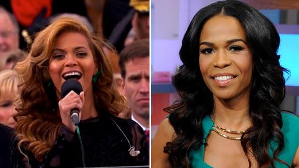 Beyonce performs the national anthem after President Barack Obamas ceremonial swearing-in ceremony during the 57th Presidential Inauguration. / Michelle Williams appears in an interview on Good Morning America on January 24, 2013. - Provided courtesy of ABC News Beyonce performs the national anthem after President Barack Obamas ceremonial swearing-in ceremony during the 57th Presidential Inauguration. / Michelle Williams appears in an interview on Good Morning America on January 24, 2013. - Provided courtesy of ABC News