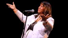 Aretha Franklin performs during A Tribute to Marvin Hamlisch, a memorial concert, at The Juilliard Schools Peter Jay Sharp Theater, Tuesday, Sept. 18, 2012 in New York. - Provided courtesy of ABC News / Jason DeCrow/Invision/AP Images