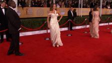 Sofia Vergara (Modern Family) poses on the red carpet at the 2013 SAG Awards in Los Angeles on Jan. 27, 2012. - Provided courtesy of OTRC