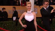 January Jones (Mad Men) poses on the red carpet at the 2013 SAG Awards in Los Angeles on Jan. 27, 2012. - Provided courtesy of OTRC