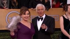 Dick Van Dyke, 87, and his wife, Arlene Silver,41, pose on the red carpet at the 2013 SAG Awards in Los Angeles on Jan. 27, 2013. - Provided courtesy of OTRC