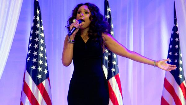 Jennifer Hudson sings as President Barack Obama and first lady Michelle Obama dance together at an Inaugural Ball, Monday, Jan. 21, 2013, at the Washington Convention Center in Washington, during the 57th Presidential Inauguration. - Provided courtesy of Carolyn Kaster Jennifer Hudson sings as President Barack Obama and first lady Michelle Obama dance together at an Inaugural Ball, Monday, Jan. 21, 2013, at the Washington Convention Center in Washington, during the 57th Presidential Inauguration. - Provided courtesy of Carolyn Kaster