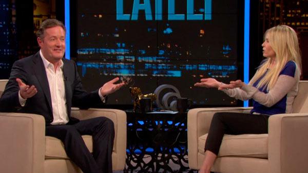 Piers Morgan and Chelsea Handler appear on Chelsea Lately on Jan. 30, 2013. - Provided courtesy of E!