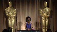 Quvenzhane Wallis talks to the press at the 85th Academy Awards Nominees Luncheon on February 4 at the Beverly Hilton hotel. - Provided courtesy of OTRC / OTRC