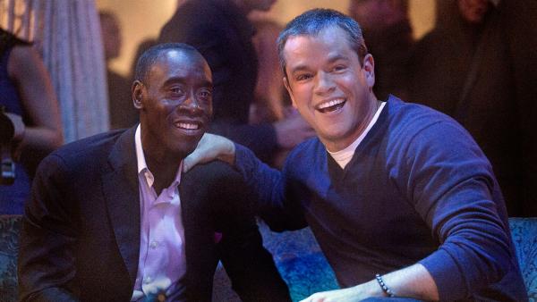 Don Cheadle and Matt Damon appear in a scene from a Feb. 10, 2013 episode of Showtimes House of Lies. - Provided courtesy of Michael Desmond / Showtime Don Cheadle and Matt Damon appear in a scene from a Feb. 10, 2013 episode of Showtimes House of Lies. - Provided courtesy of Michael Desmond / Showtime