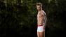 David Beckham appears in a photo for an 2013 H and M underwar ad campaign.