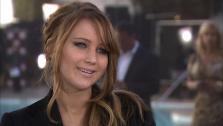 Jennifer Lawrence talks to OTRC at the 85th Academy Awards Nominees Luncheon on February 4 at the Beverly Hilton hotel.