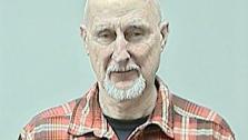 James Cromwell appears in a mug shot after his Feb. 7, 2013 arrest, after protesting against animal testing at the University of Wisconsin. - Provided courtesy of Dane County Sheriffs Office