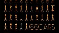 Oscars 2013 commemorative poster, featuring 85 Oscar statuettes.