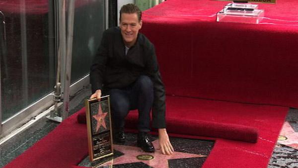 Rock star Bryan Adams receives a star on the Hollywood Walk of Fame on March 21, 2011.