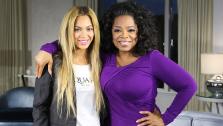 Beyonce and Oprah Winfrey appear in a February 2013 promotional photo for Oprahs Next Chapter. - Provided courtesy of Harpo Studios/George Burns