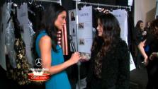 OTRC.com host Rachel Smith talks to designer Jill Stuart during New York Fashion Week in February 2013. - Provided courtesy of OTRC