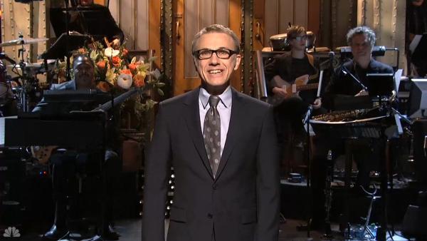 Christoph Waltz appears on the February 17, 2013 episode of Saturday Night Live. - Provided courtesy of NBC Christoph Waltz appears on the February 17, 2013 episode of Saturday Night Live. - Provided courtesy of NBC