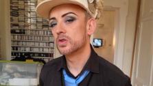 Boy George appears in a photo posted on his Twitter page on Feb. 17, 2013. - Provided courtesy of twitter.com/BoyGeorge/status/303187780048125952/photo/1