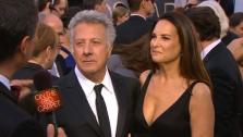 Dustin Hoffman is seen with his wife, Lisa, at the 2013 Oscars on Sunday, Feb. 24, 2013.