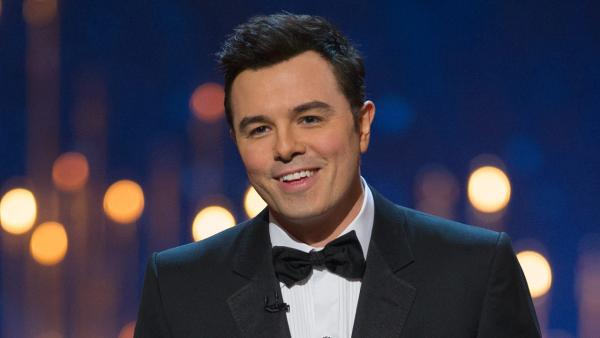 Seth MacFarlane appears on stage at the 2013 Oscars on February 24. - Provided courtesy of Michael Yada / A.M.P.A.S.