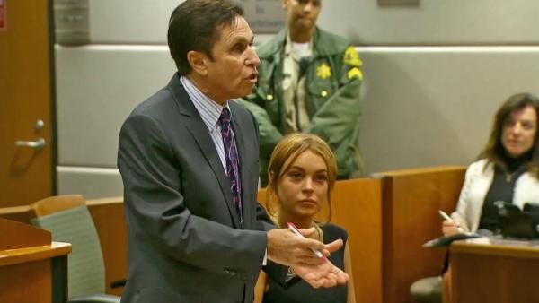 Actress Lindsay Lohan appears in court with her new attorney, Mark Heller, by her side on Wednesday, Jan. 30, 2013. - Provided courtesy of OTRC Actress Lindsay Lohan appears in court with her new attorney, Mark Heller, by her side on Wednesday, Jan. 30, 2013. - Provided courtesy of OTRC