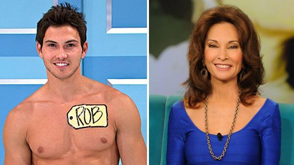 Male model Rob Wilson appears in a still from The Price Is Right. / Susan Lucci appears on The View on February 25, 2013. - Provided courtesy of CBS / Fremantle Media / ABC Male model Rob Wilson appears in a still from The Price Is Right. / Susan Lucci appears on The View on February 25, 2013. - Provided courtesy of CBS / Fremantle Media / ABC