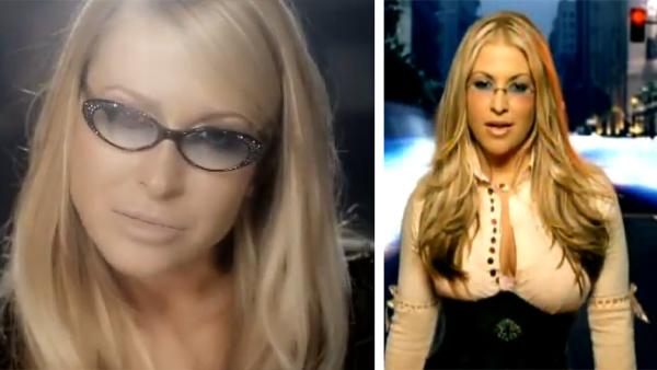 Anastacia appears in the 2012 music video 'Best of You.' / Anastacia appears in the 2004 music video 'Left Outside Alone.'