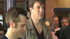 Nathan Fillion of Castle appears in a photo from the shows 100th episode celebration on Feb. 27, 2013. - Provided courtesy of OTRC