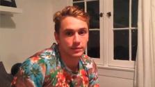 James Franco appears in a TouTube video posted on director Travis Mathews YouTube page on March 4, 2013. - Provided courtesy of youtube.com/user/TravisMathewsP