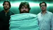 Bradley Cooper, Ed Helms and Zach Galifianakis appear in a scene from the 2013 movie The Hangover: Part III. - Provided courtesy of none / Warner Bros. Pictures