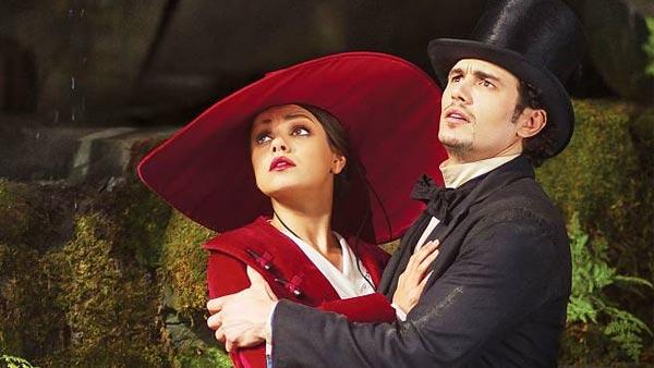 Mila Kunis and James Franco appear in a scene from the 2013 film Oz the Great and Powerful. - Provided courtesy of Walt Disney Pictures Mila Kunis and James Franco appear in a scene from the 2013 film Oz the Great and Powerful. - Provided courtesy of Walt Disney Pictures
