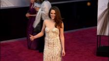 Kristen Stewart walks the red carpet at the 2013 Oscars on Sunday, February 24. - Provided courtesy of OTRC