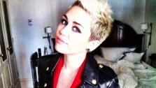 Miley Cyrus appears in a photo from her Twitter page on Feb. 13, 2013. - Provided courtesy of twitter.com/mileycyrus