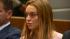 Lindsay Lohan appears at a Los Angeles court on...