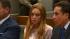 Lindsay Lohan appears at a Los Angeles court on...