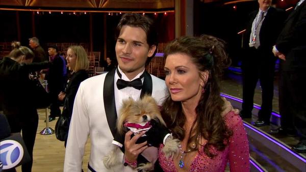 Dancing With The Stars contestant Lisa Vanderpump of The Real Housewives of Beverly Hills speaks after the season 16 premiere of the ABC show on March 18, 2013. - Provided courtesy of OTRC Dancing With The Stars contestant Lisa Vanderpump of The Real Housewives of Beverly Hills speaks after the season 16 premiere of the ABC show on March 18, 2013. - Provided courtesy of OTRC
