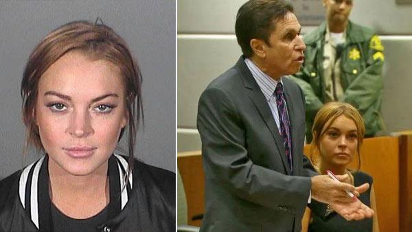 Actress Lindsay Lohan appears in a mug shot from March 19, 2013. / Actress Lindsay Lohan appears in court with her new attorney, Mark Heller, by her side on Wednesday, Jan. 30, 2013. - Provided courtesy of OTRC / Santa Monica Police Department / OTRC Actress Lindsay Lohan appears in a mug shot from March 19, 2013. / Actress Lindsay Lohan appears in court with her new attorney, Mark Heller, by her side on Wednesday, Jan. 30, 2013. - Provided courtesy of OTRC / Santa Monica Police Department / OTRC