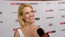 January Jones talks to OTRC.com at the premiere of Mad Men season 6 in Los Angeles on March 20, 2013. - Provided courtesy of OTRC