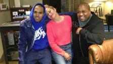 Jennifer Lopez appears in a March 21 photo with Chris Brown from her official Twitter page. - Provided courtesy of twitter.com/JLo