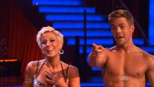 Singer and former American Idol contestant Kellie Pickler and her partner Derek Hough appear on week 2 of Dancing With The Stars, which aired on March 25, 2013. - Provided courtesy of ABC