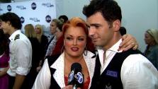 Dancing With The Stars contestant Wynonna Judd speaks after season 16s first elimination on March 26, 2013. - Provided courtesy of OTRC