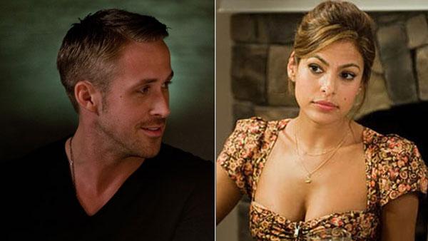 Ryan Gosling appears in a still from the 2011 film, Crazy, Stupid, Love. / Eva Mendes appears in a photo from her film The Other Guys. - Provided courtesy of Warner Bros. Entertainment / Ben Glass / Columbia Pictures