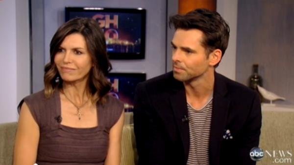 Fiola Hughes and Jason Thompson appear in a still from their 50th anniversary interview for General Hospital. - Provided courtesy of ABC Fiola Hughes and Jason Thompson appear in a still from their 50th anniversary interview for General Hospital. - Provided courtesy of ABC