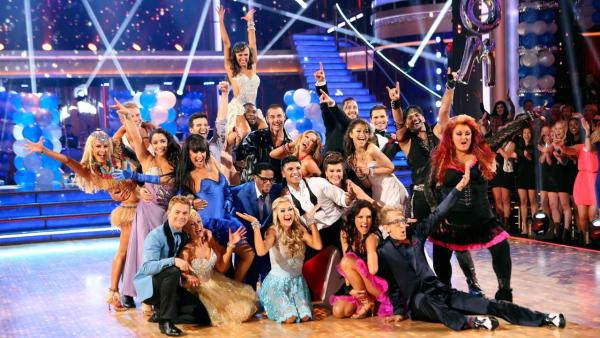 The cast of Dancing With The Stars appear in a photo from the group prom dance on April 1, 2013. - Provided courtesy of ABC The cast of Dancing With The Stars appear in a photo from the group prom dance on April 1, 2013. - Provided courtesy of ABC