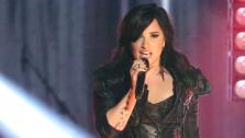 Demi Lovato returned to the ballroom on Dancing With The Stars: The Results Show on April 2, 2013, to perform her latest single Heart Attack. - Provided courtesy of ABC