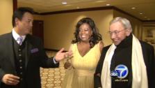 George Pennacchio of OTRC.coms parent company KABC Television talks to Roger Ebert and his wife Chaz in Feb. 2009. - Provided courtesy of KABC