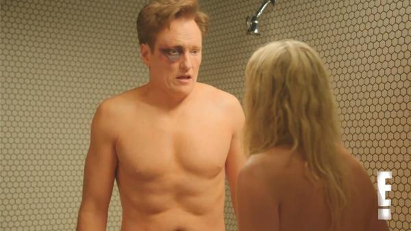 Conan OBrien and Chelsea Handler appear in a sketch on E!s Chelsea Lately on April 3, 2013. - Provided courtesy of E! Entertainment Television / NBC Universal
