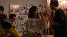 Michael Cera and Rihanna appear in a scene from the 2013 film This Is The End. - Provided courtesy of Sony Pictures Entertainment