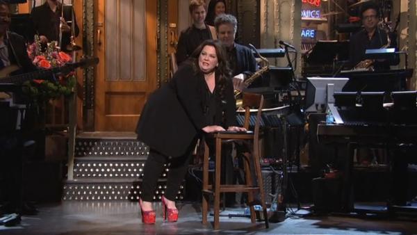 Melissa McCarthy appears on the April 6, 2013 episode of Saturday Night Live. - Provided courtesy of NBC