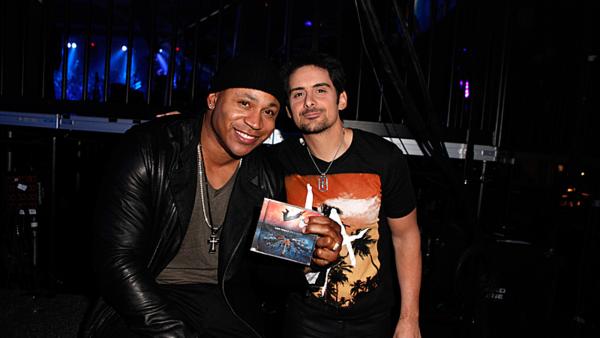 LL Cool J and Brad Paisley appear backstage at the ACM Fan Jam at The Orleans in Las Vegas, Nevada. The 48th annual Academy of Country Music Awards took place at the MGM Grand Garden Arena in the city on April 7, 2013 and aired live on CBS. - Provided courtesy of Bret Hartman / CBS LL Cool J and Brad Paisley appear backstage at the ACM Fan Jam at The Orleans in Las Vegas, Nevada. The 48th annual Academy of Country Music Awards took place at the MGM Grand Garden Arena in the city on April 7, 2013 and aired live on CBS. - Provided courtesy of Bret Hartman / CBS