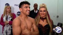 Dancing With The Stars contestant Victor Ortiz speaks after season 16s fourth week of performances on April 8, 2013. - Provided courtesy of OTRC